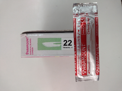 Hojas de bisturi n22 Paramount