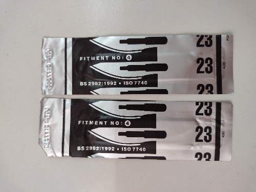 Hojas de bisturi n 23 Albion