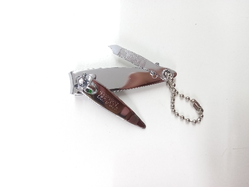 Alicate cortauña Trim chico con lima y cadena