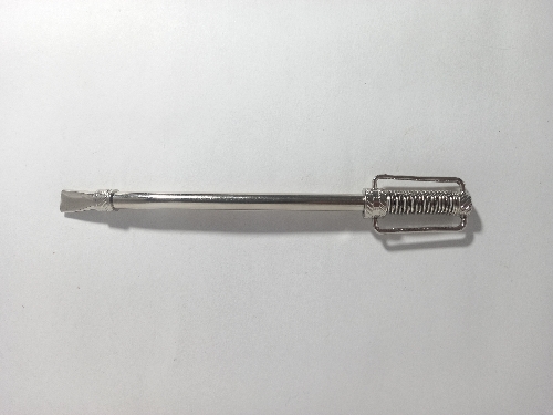 Bombilla con estribo de bronce niquelado ES10