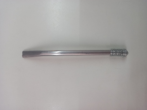 Bombilla de chapa lisa con resorte