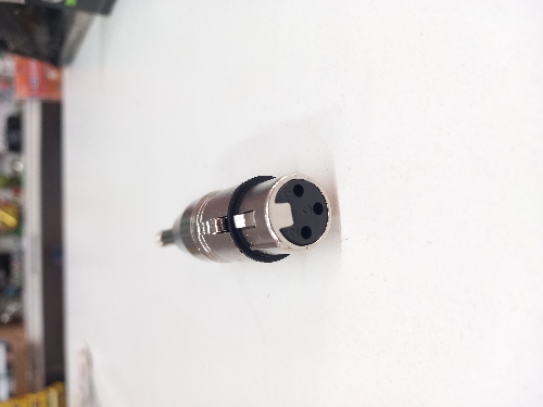 Adaptador XLR hembra a 6,5 mono