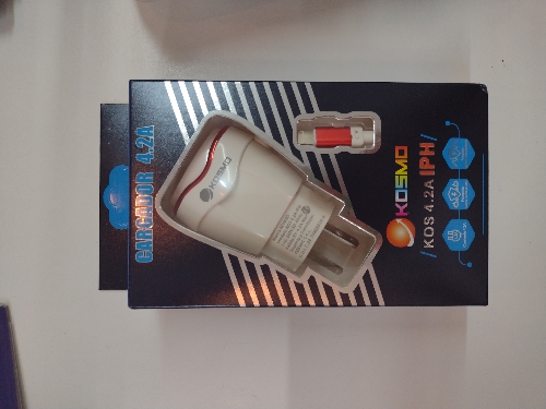 Cargador iPhone 4.2A Kosmo
