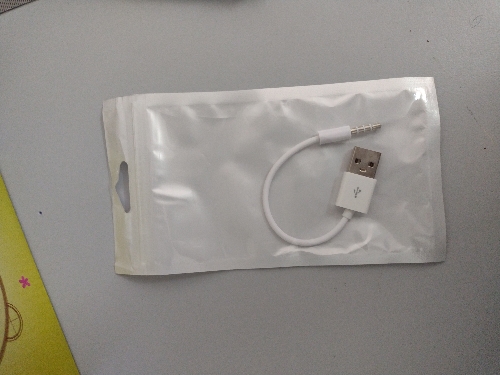Cable adaptador 3,5 a usb macho corto