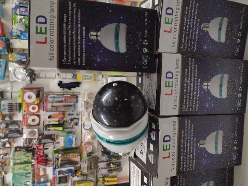 Foco LED bolichera giratorio estrellas