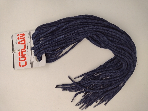 Cordones redondos azul 90cm