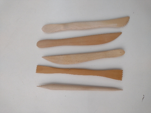 Estecas madera doble