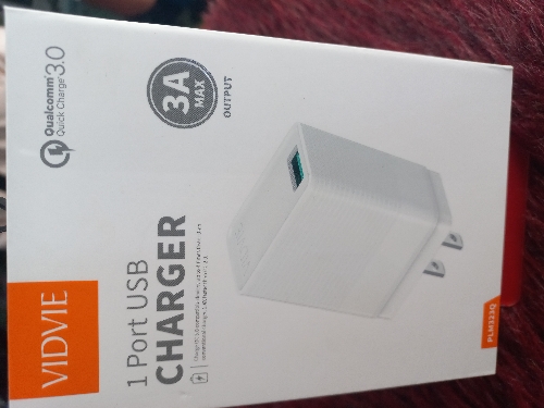 Cargador vidvie v8 3A