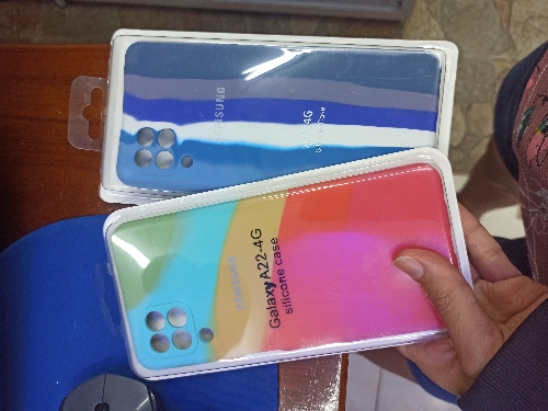 PROTECTOR A22 4G SILICONE ARCOIRIS