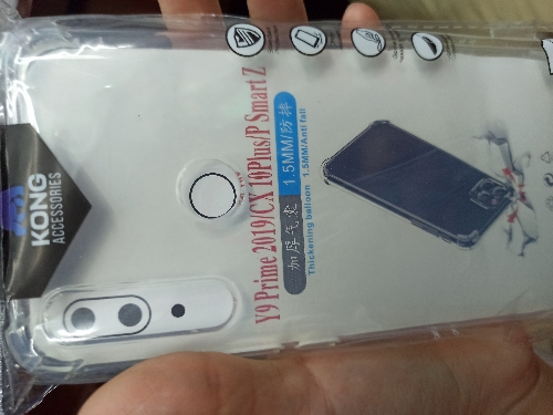 PROTECTOR TRANSPARENTE Y9 PRIME 2019