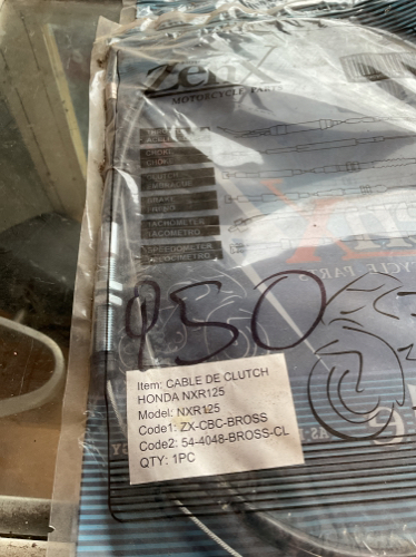 Cable de Closh para motos NXR125-bross y otros genérico