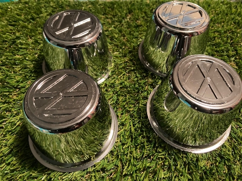 Tapones de rin vw cromados
