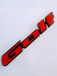 Letra golf rojo
