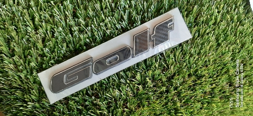 Letra golf negra