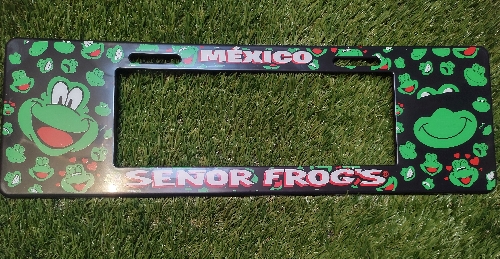 Portaplaca europea señor frogs