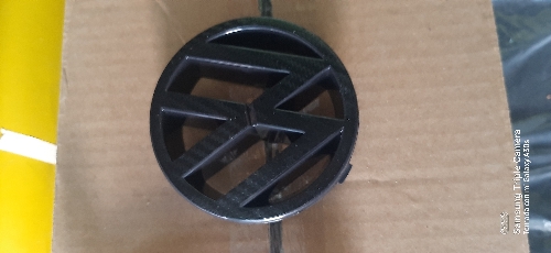 Emblema parrilla a3 a2 fibra carbono