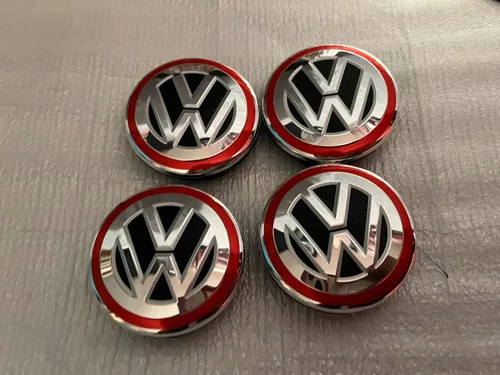 Centro de rin 56 mm vw rojo