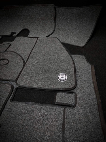 Alfombra gris Oxford vocho original