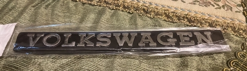 Letra placa Wolkswagen