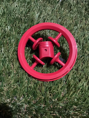 Emblema piston rojo