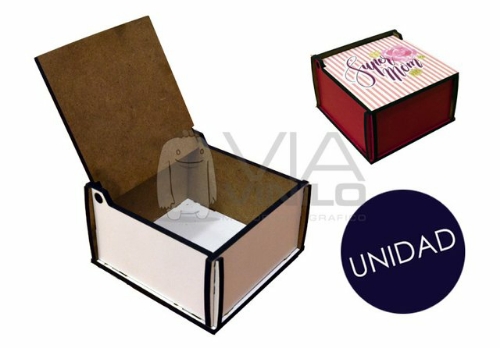 ALHAJERO MADERA BRILLANTE SUBLIMABLE 5 x 8 x 8