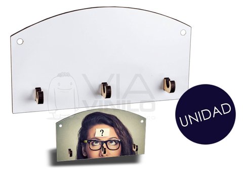 Porta Llaves Sublimable Grande
Medidas: 18,5 x 11,5 cm