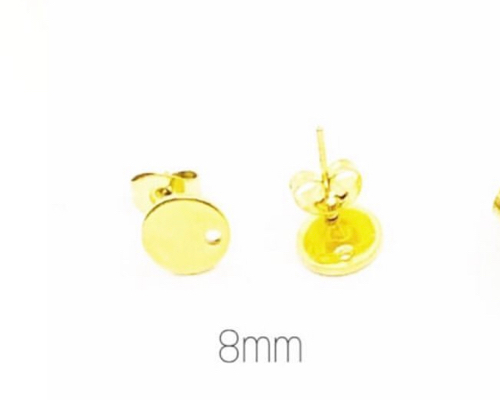 #14…Una Base de aro mini con tapa y baño de oro