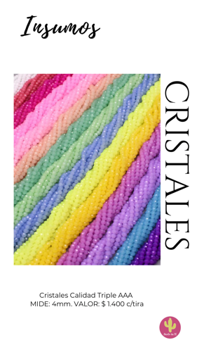 #23…Cristales de 4mm eco