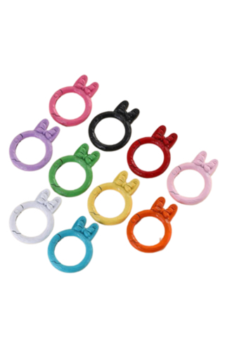 #25…Cada Broches orejas de mini multicolores mide 2.8x3.8 cm. VALOR POR UNIDAD