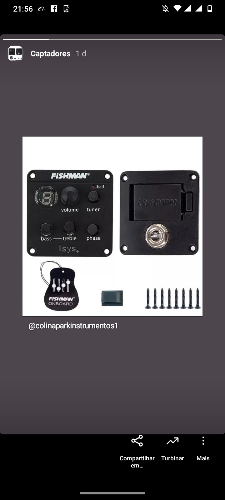 Captador Fishman Isys+