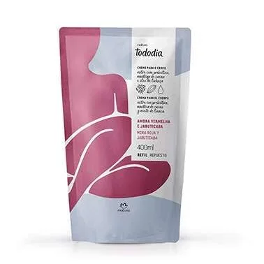 REFIL HIDRATANTE DES AMORA VERMELHA JABUTICABA 400ML TODODIA
