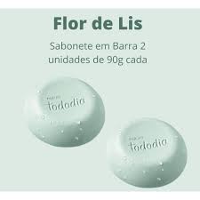 SABONETE BARRA FLOR LIS 2X90G TODODIA