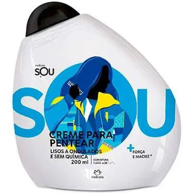 SOU CREME PENTEAR CABELOS LISOS 200ML