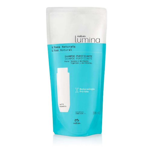 LUMINA REFIL SHAMPOO CAB LISOS 300ML