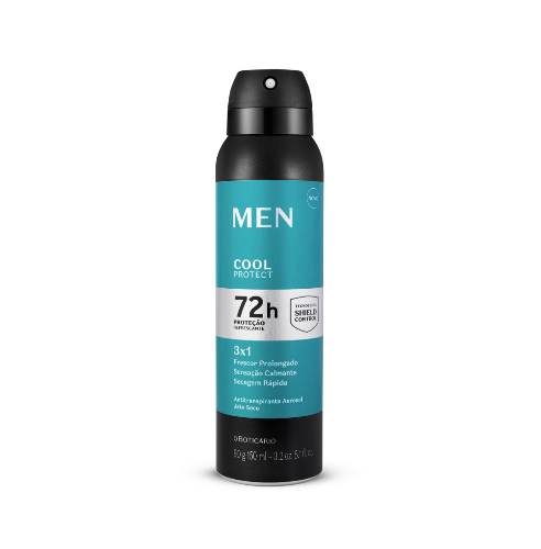 MEN DES ANTITRANSPIRANTE AEROSOL COOL PROTECT 90G 150ML