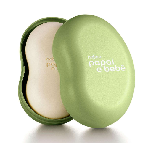 SABONETE BARRA COM SABONETEIRA 100G PAPAI E BEBE