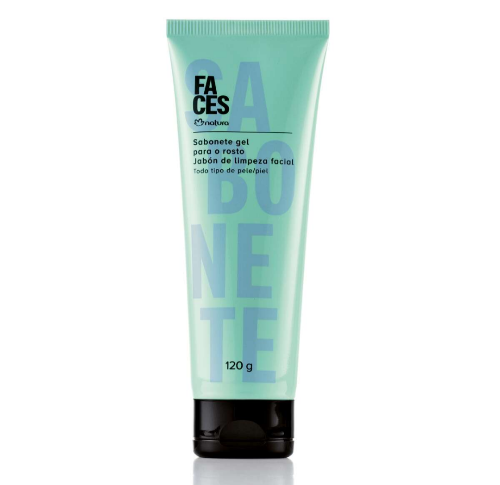 SABONETE GEL FACIAL ENERGY SHOT 120G FACES