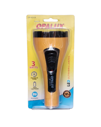 Opalux linterna recargable 3W led