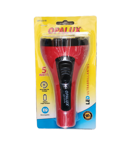 Opalux linterna recargable 5W led