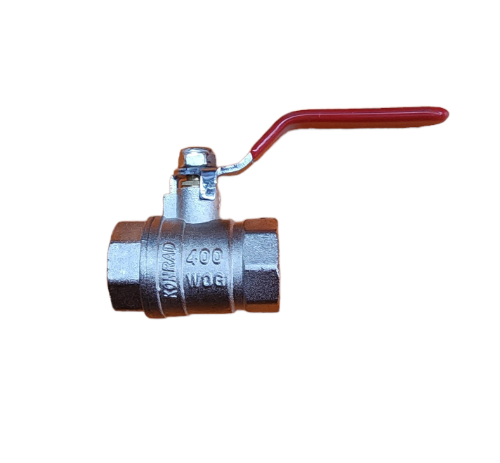 Konrad llave de paso 3/4" rojo