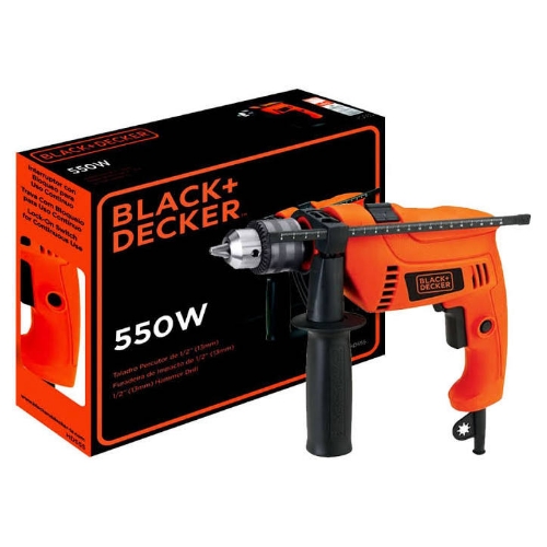 black & decker taladro 550W 1/2"
