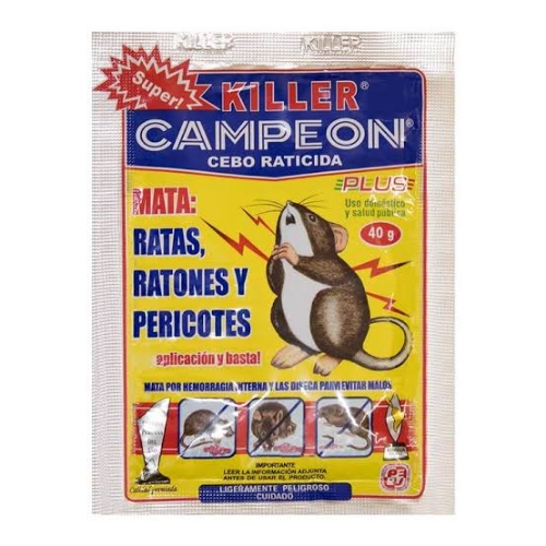 Campeon veneno cebo raticida 40 gr
