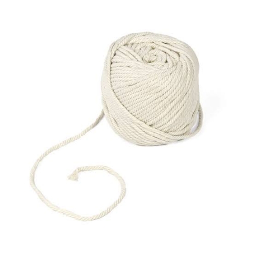 Importado cordel blanco algodon