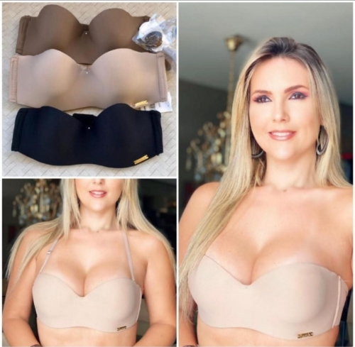 Sutiã meia taça 2 em 1