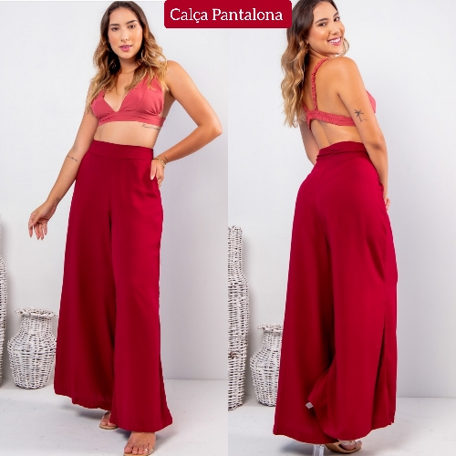 Calça Vivian Viscolinho