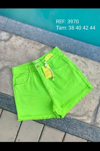Jeans Miss nina verde limão