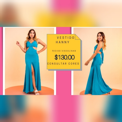 Vestido longo hanny