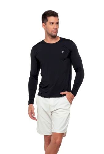 Camisa térmica proteção UV unissex