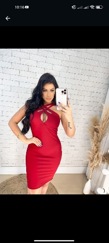 Vestido MIDI trançado