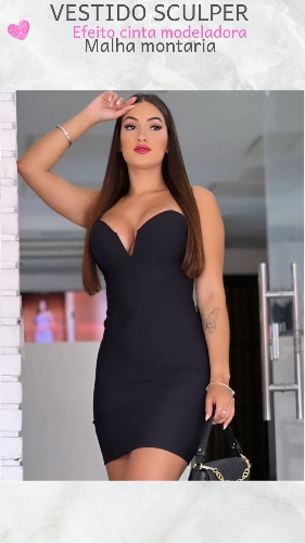 Vestido MIDI coração